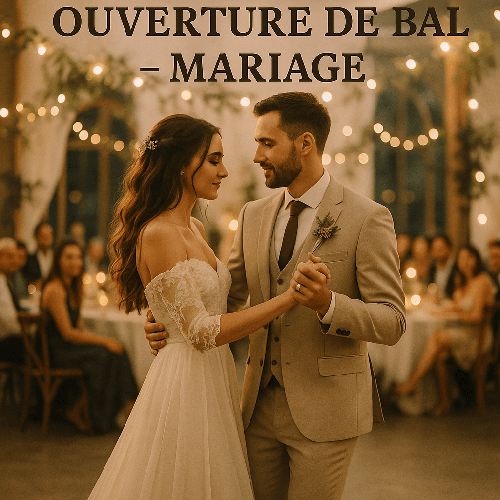 ouverture de bal des mariés