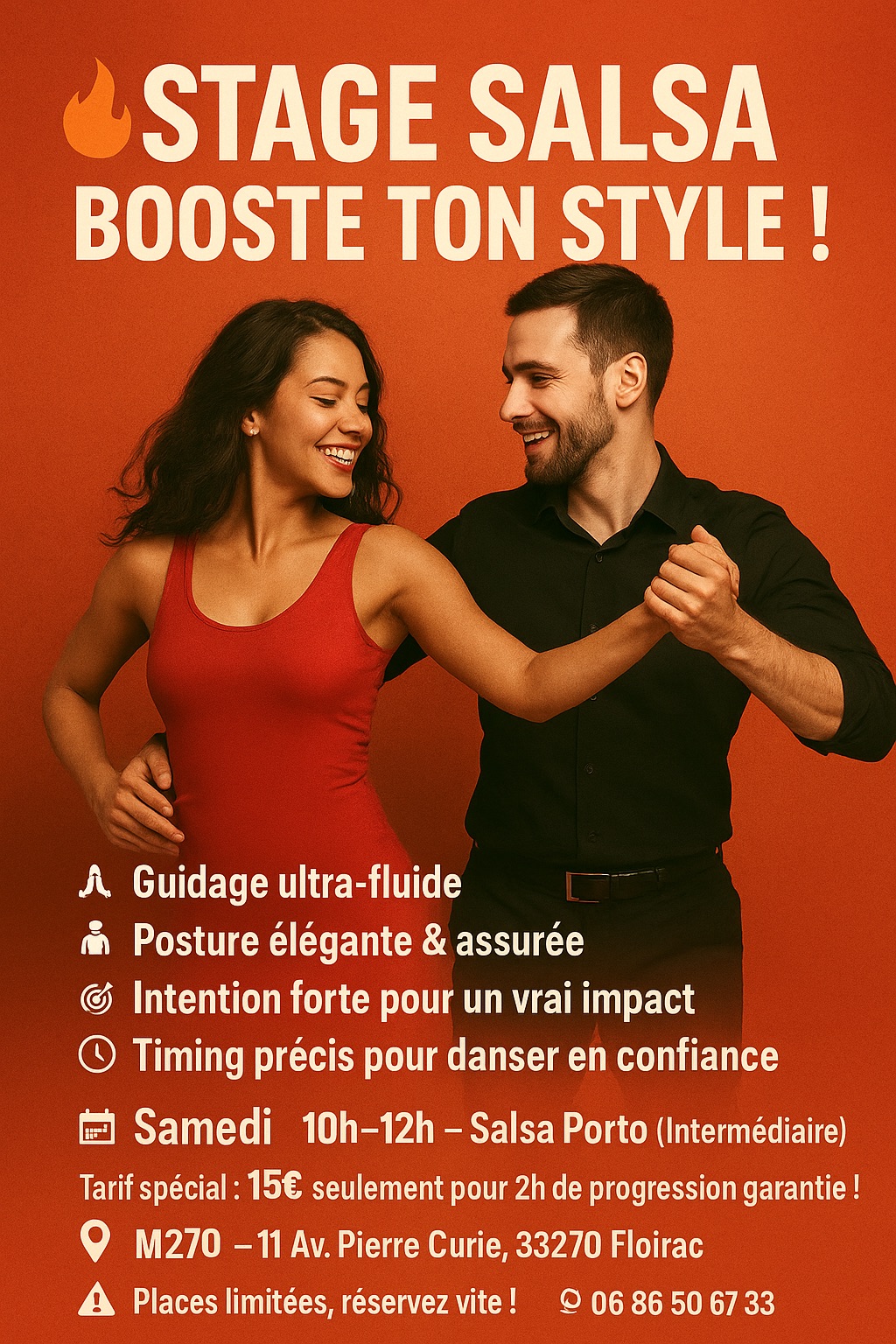 stage de salsa porto 6 décembre